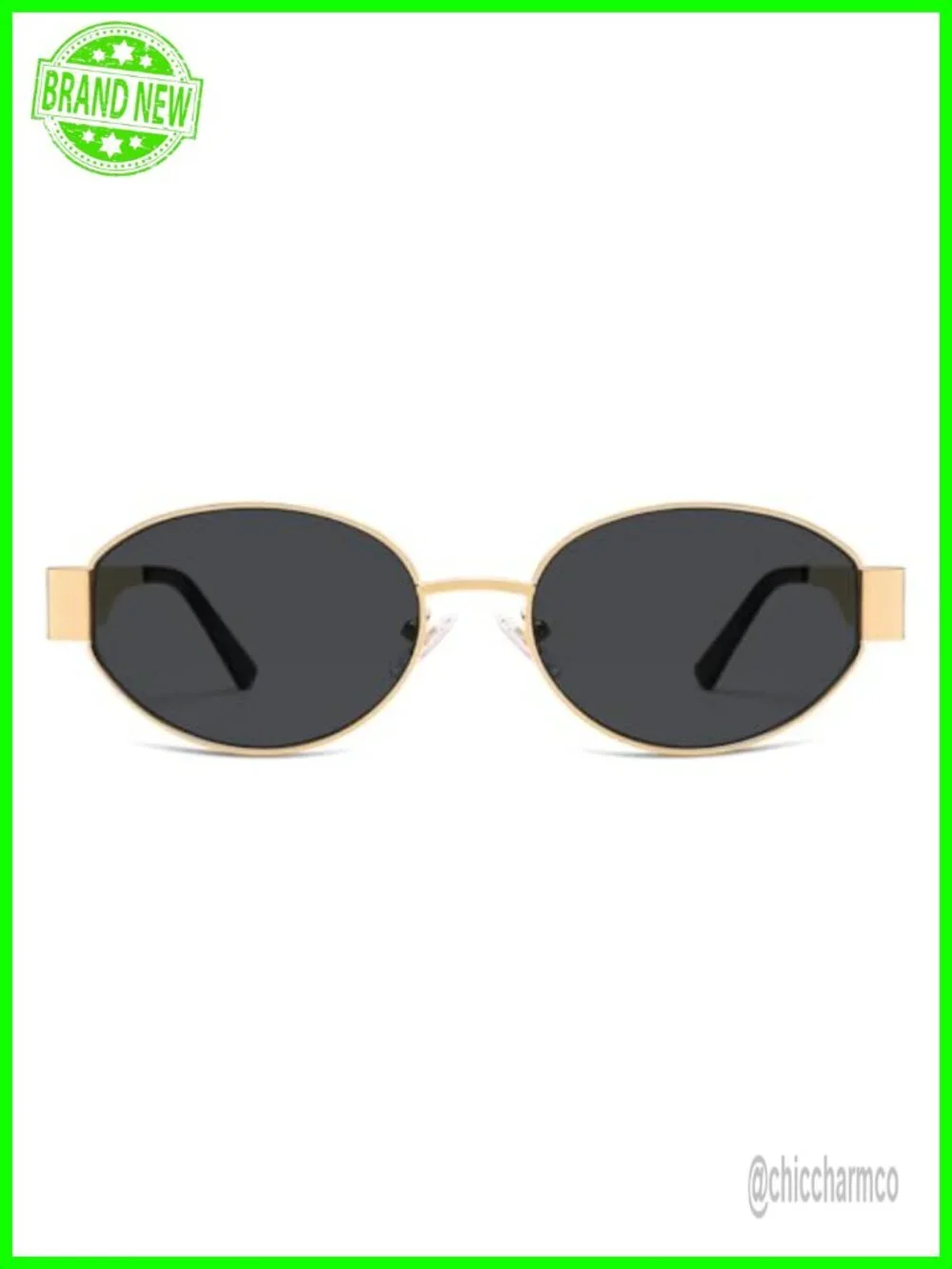 Retro Oval Sunglasses for Women Classic 90s Style UV400 Protection Lightweight